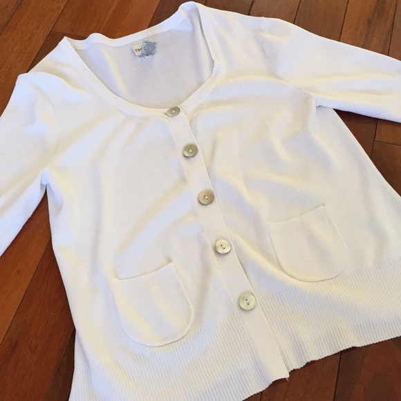 Chico's Sweaters - SALE MONDAY 🔥 Chico's White Cardigan/Sweater